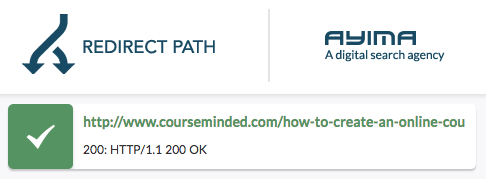 site analysis page loads without 302 redirects